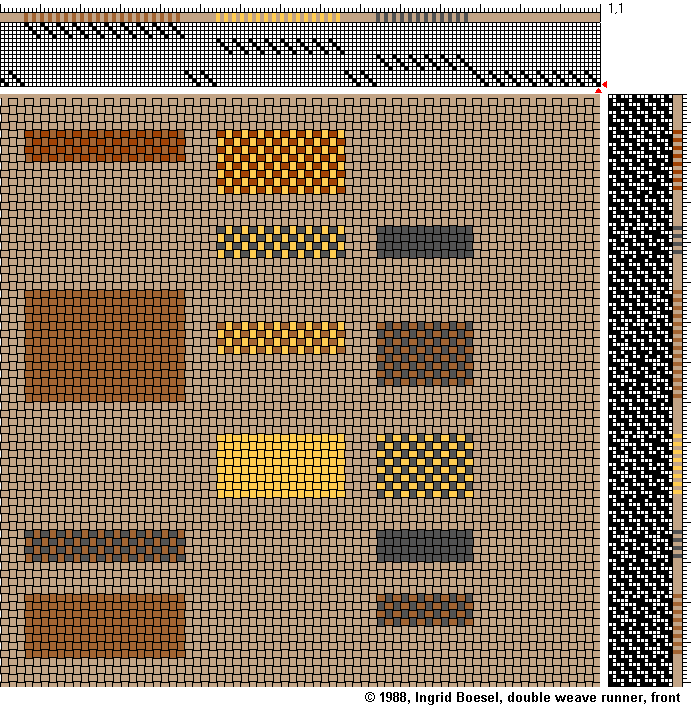 double weave view front